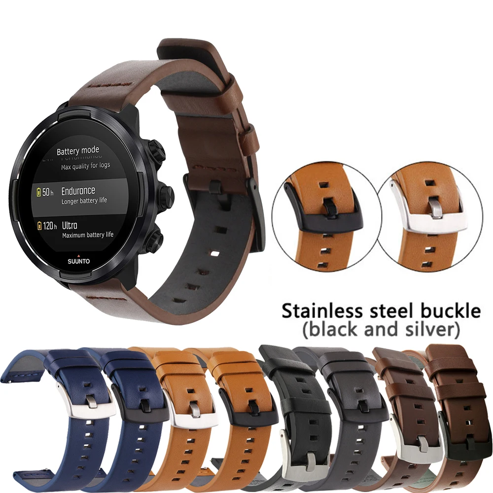 

Ремешок для часов Suunto 9/7, из масляной кожи, 24 мм