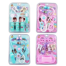 Детский образовательный имитационный игрушечный набор доктора медсестры, медицинский инструмент, стетоскоп, термометр