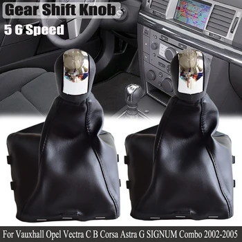 

Manual 5 6 Speed For Opel Vectra C B Corsa Astra G SIGNUM Combo 2002-2005 Gear Shift Knob Shifter Gaiter Boot Leather Cover