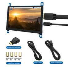 5inch Screen TFT LCD Display Capacitive Touch HDMI Module 800 x 480 for Raspberry Pi 3 Pi4 PC monitor 3D Printer orange pi