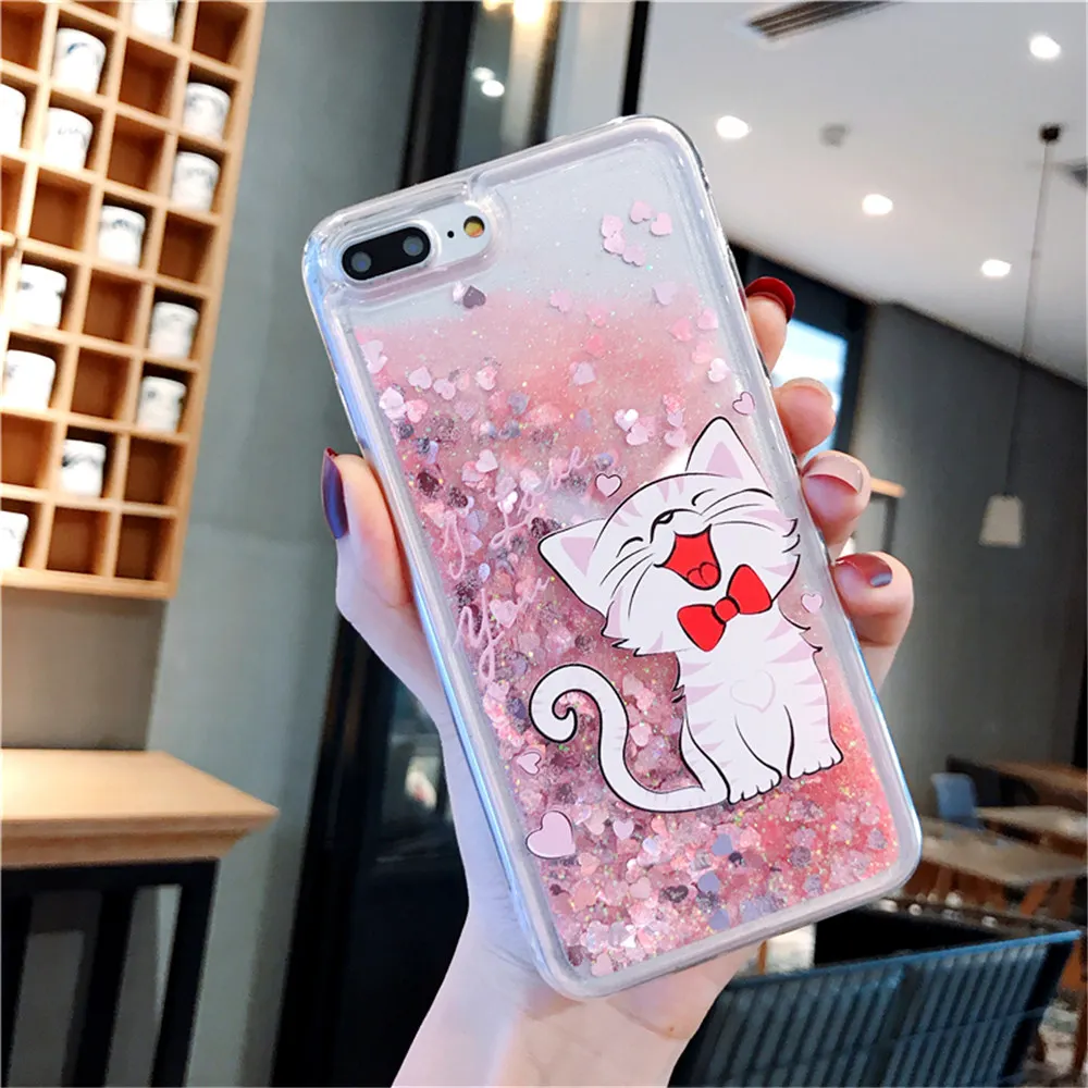 Luxury Painted Unicorn Quicksand Case Cover Shell for Xiaomi Mi 9T 9 A2 Lite A1 Pocophone F1 Redmi 7 7A 6 6A 5 5A Note 7 5 6 Pro - Color: KXM