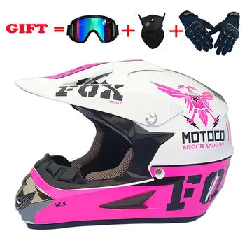 

3 Gifts Motocross Helmet Motorcycle Off-road Helmet Atv Racing Motorcycle Helmet Full Face Helmet Motorcycle Casco Capacetes