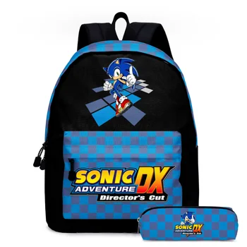 

Teenager Cartoon Sonic Super Mario Bros Casual Backpack Boys Girls Children Schoolbags Kids Toddler Backpack Infantil Mochila