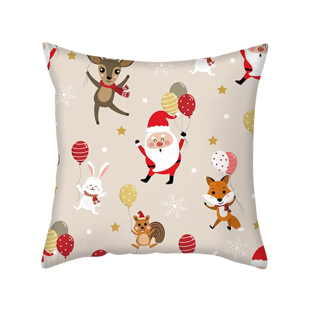 Наволочки для подушек золотого цвета с рождеством, наволочки для подушек в скандинавском стиле, наволочки для подушек для домашнего декора, cojines decorativos para sof 45X45 см - Цвет: D