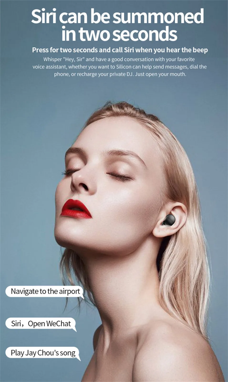 Мини Bluetooth 5,0 Беспроводные водонепроницаемые наушники-вкладыши стерео наушники HiFi Звук для iPhone для Android и iOS Телефон