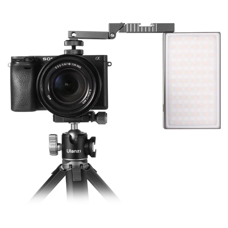 Ulanzi VIJIM R70 Metal RGB LED Video Light With Adjustable Bracket Mount DSLR SLR Camera Light 2700-8500K 5000mAh PD Fast Charge