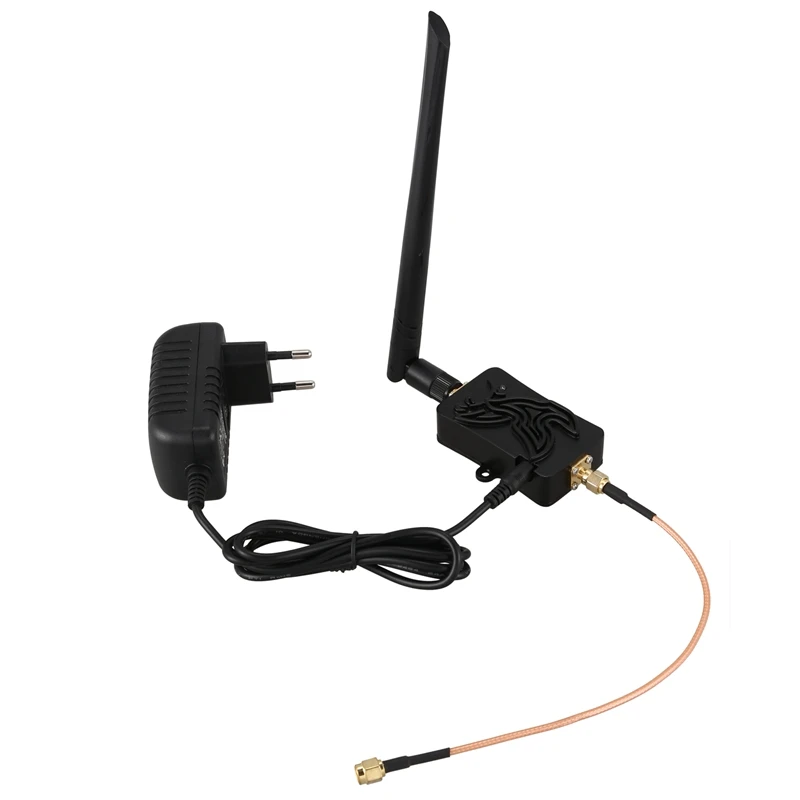 4W 802.11B/G/N Bluetooth Wifi Wireless Amplifier Router 2.4Ghz WLAN ZigBee BT Signal Booster Antenna EU Plug |