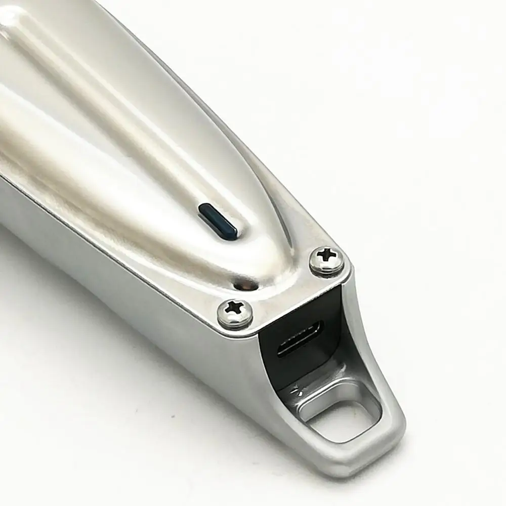 Kemei 1949 Professional Hair Clipper All Metal Men Electric Cordless Hair Trimmer 0mm Baldheaded T Blade Finish Haircut Machine