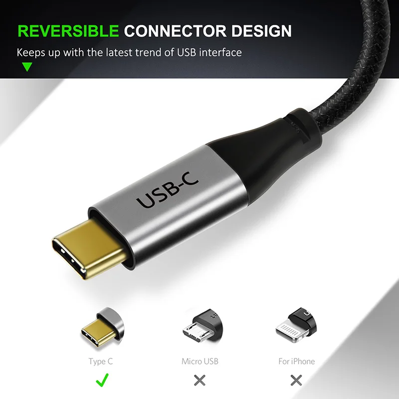 Comprar CABLETIME USB tipo C a hdmi Cable de 4k HDMI cable 4K 60Hz tipo C hdmi Thunderbolt 3 para Samsung Huawei mate 20 Libro pro USB C HDM C029