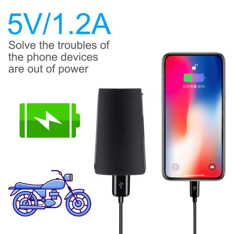 Универсальный держатель для мобильного телефона мотоцикла Usb Зарядное