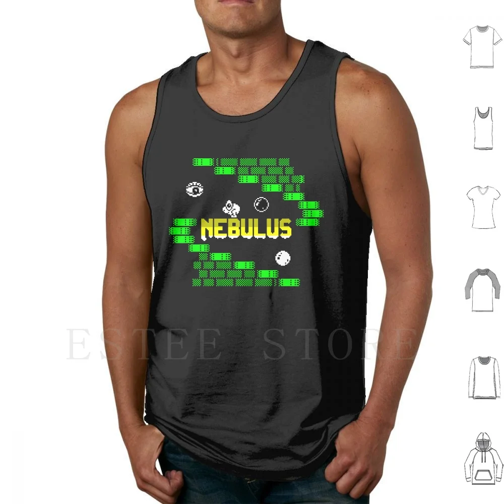 Nebulus-Camiseta de algodón para hombre, camisa con diseño Retro de Pixel  Game, ordenador, vídeo, plataforma Nebulus, torre de rompecabezas, 6Xl, Zx  - AliExpress