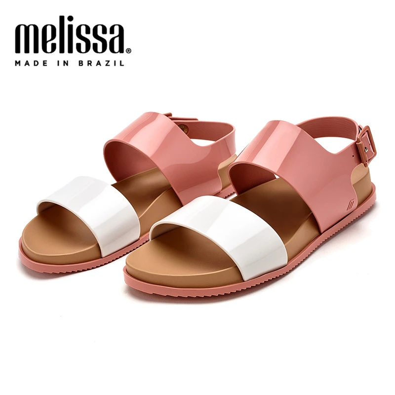 Melissa Sandalias planas mujer, zapatos gelatina, antideslizantes, originales, 2020|Sandalias mujer| - AliExpress