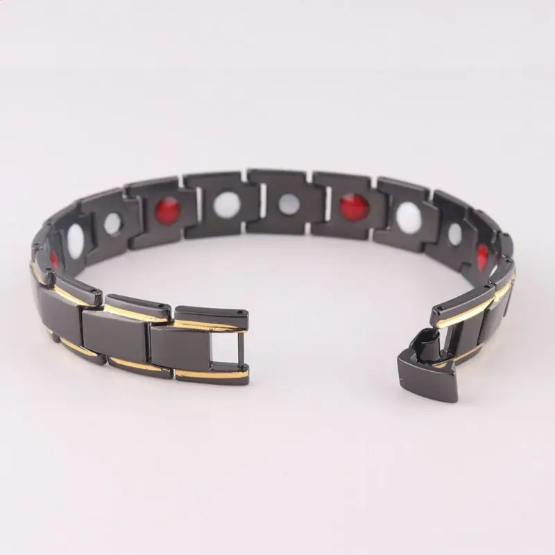 

Copper Pure Row 4 Elements Magnetic Link Therapy Health Bracelet for Arthritis U50C