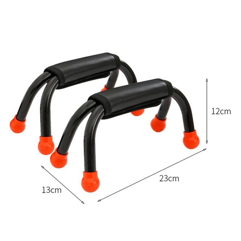 Push-up Frame Bracket Push-Ups Stands Leather Grip Handle Fitness Muscle Training Rack Workout Exercise Push Up Support
