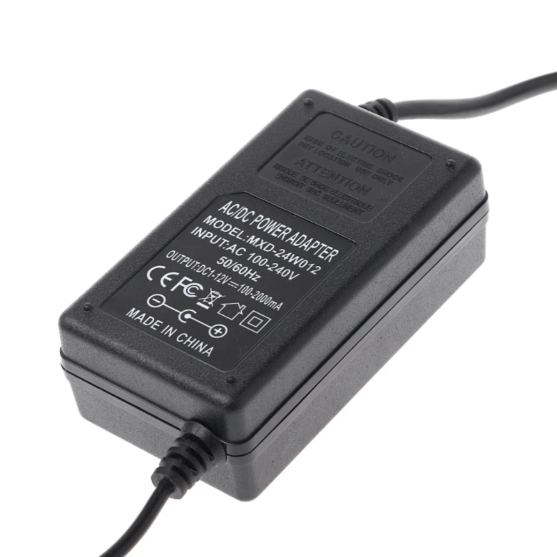 1-12V 2A Выход Регулируемый переключатель 24W плавное регулирование напряжения источник питания