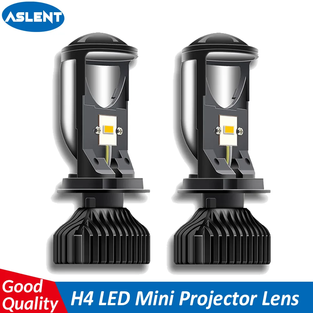 

ASLENT Canbus 70W/Pair Lamp H4 LED Mini Projector Lens Automobles Bulb 20000LM Conversion Kit Hi/Lo Beam Headlight 12V RHD LHD