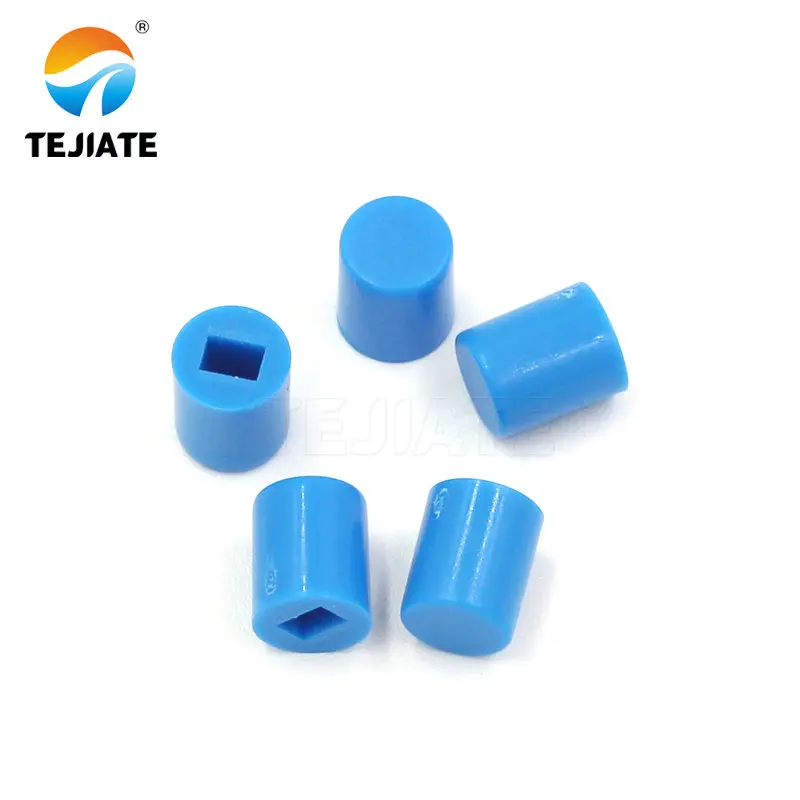 

100PCS A06 6x7 Switch Key Caps Applicable To 8.5x8.5 8x8 7x7 5.8x5.8 Push-button Tact Switch Hat Blue/green/red/white/black