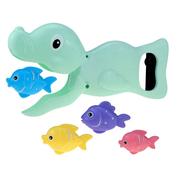 

Cartoon Sea Lion Fish Grabber Bath Toy Baby Bathing Interactive Water Toys