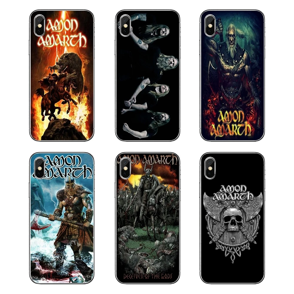 

For Xiaomi Redmi 4X S2 3S Note 3 4 5 6 6A Por Pocophone F1 Mi 6 Amon Amarth Fire Bird Rock Band Transparent Soft Cases Covers