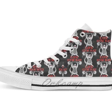 Спортивная крыса Art By Kev G дышащая Повседневная Высокая обувь на шнуровке холщовая Обувь Кеды Прямая