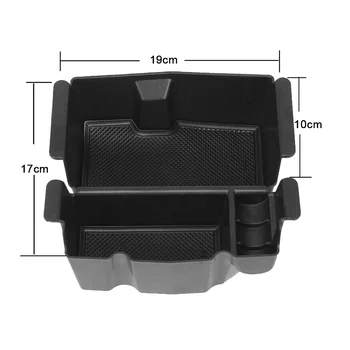 

Interior Armrest Storage Box Center Console Holder For Jeep Wrangler JL 2018 1pc