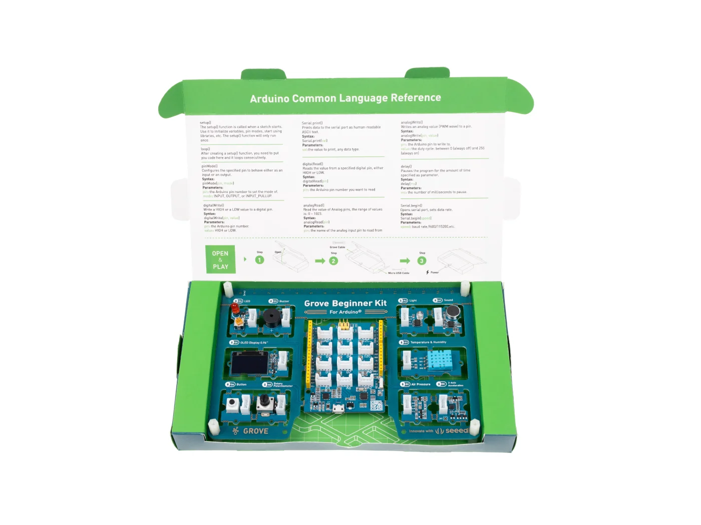 Набор для начинающих Arduino совместимая плата все в одном с 10 датчиками и 12