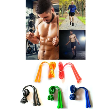 

Boxing Gym High Speed Rope Exercise Fitness WOMEN MEN Jumping Skipping Rope Black Blue Red Orange Green