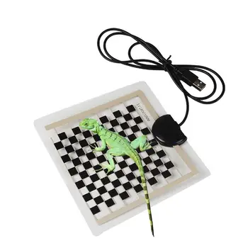

Reptile Heating Pad Climbing Pet Turtle Snake Lizard Heating Film Plate Insulation Thermostat Reptile Pet Heating Warm Pad New