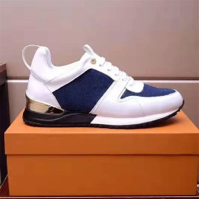 brand mens Designer sneakers unisex trainers shoes running shoes for men womens runners flats Genuine Leather brand racer luxury - Цвет: 03