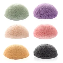 2pcs Konjac Makeup Puff Facial Sponge Cleanse Washing Face Makeup Tools YUF99