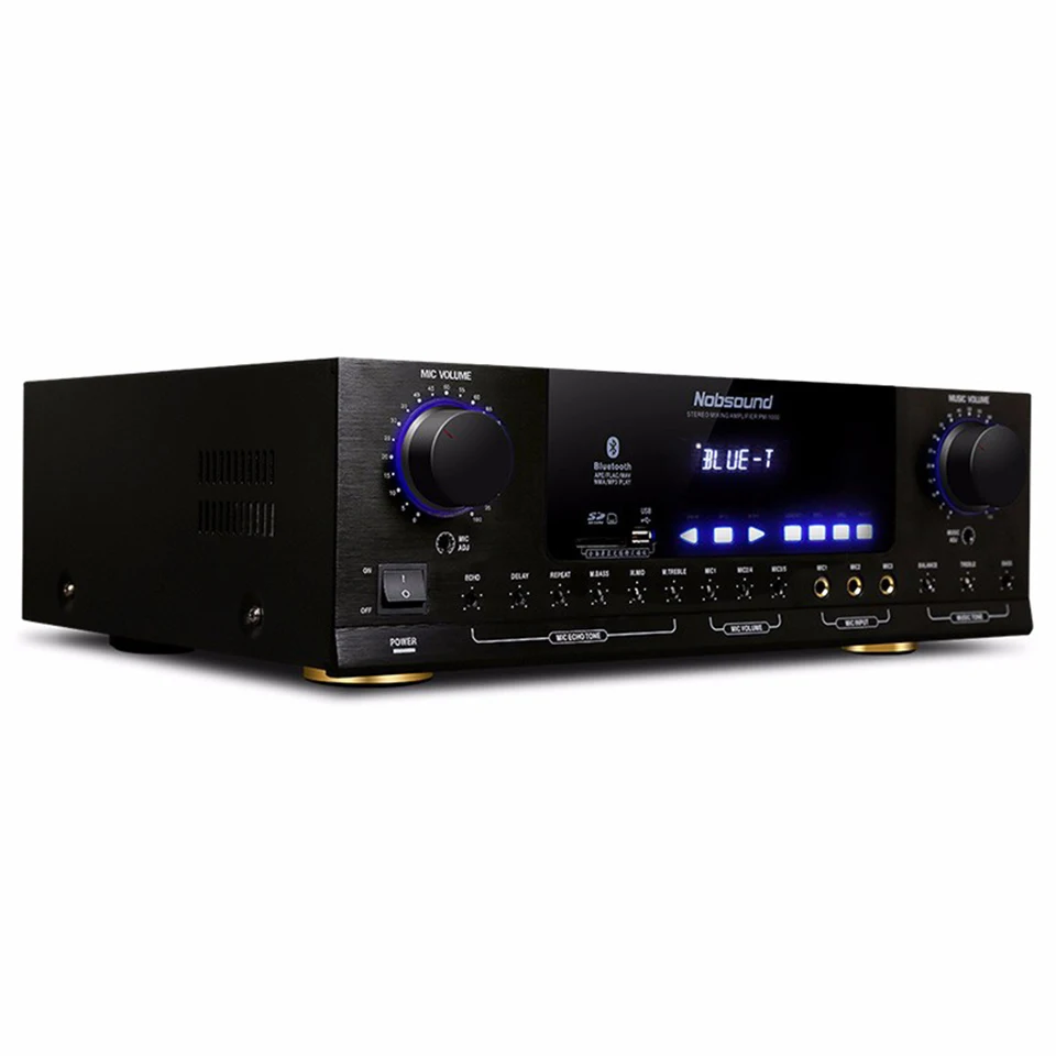 

Nobsound High Power Lossless Decoding Support Bluetooth USB for Professional KTV Power Amplifier