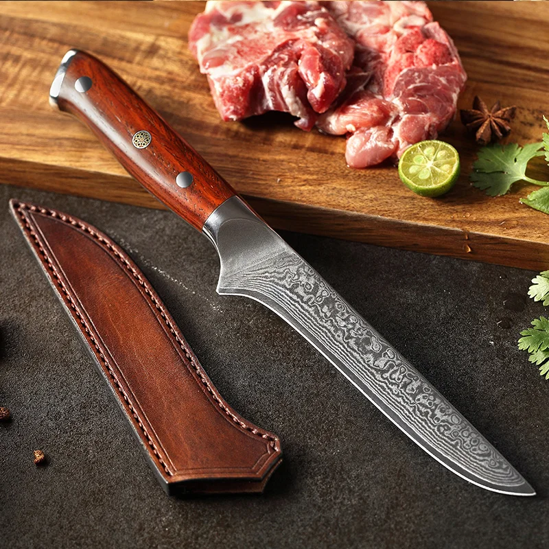 with Leather sheath