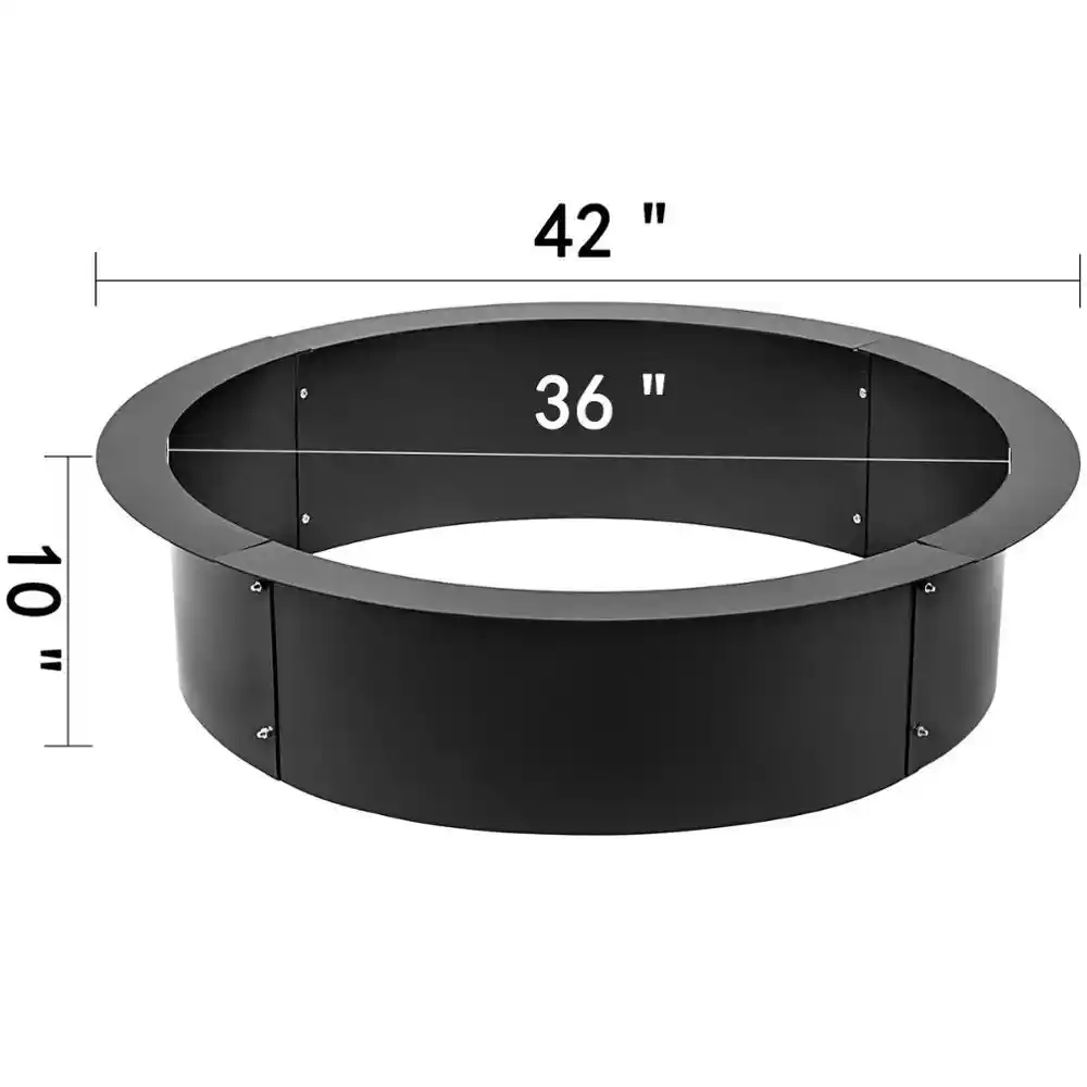 42 Diameter Steel Fire Pit Liner Ring Heavy Duty In Ground