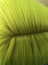 Peluca con malla Frontal de pelo lacio sintético Zesen 13*4 pelucas de Color degradado y Color verde peluca Frontal de encaje para mujer
