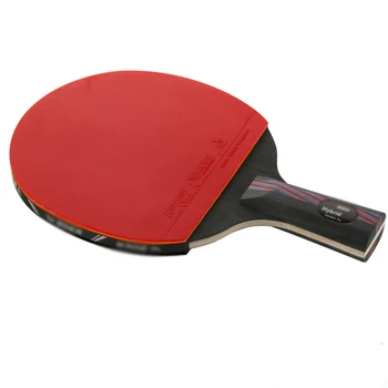 

4 Star Carbon Racket Table Tennis Rubber Blade Professional Ping Pong Paddle Bat With Free Bag For Training Competition Home