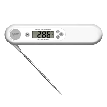 

Meat Thermometer LCD Display Home Kitchen Grilling Oven Instant Read Cooking Food BBQ Accessories Alarm With Backlight Digital