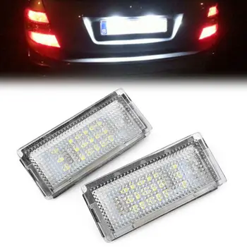 

For BMW 3 Series E46 4D Tube LED License Plate Light 18 LED Bulbs 12V 210LM New