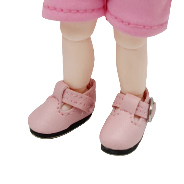 1Pair doll shoes For 1/6 30cm Blyth Doll differents color Cute Sandals As Fit 1/8 BJD Doll Clothes Accessories toys 4