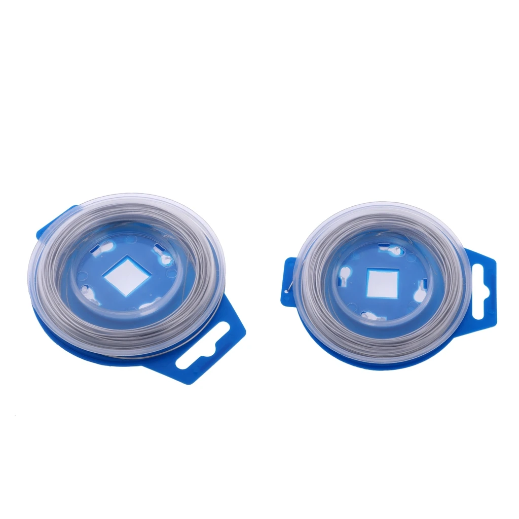 2packs Stainless Steel Wire Cable Safety Locking Tie Roll Spool 0.8mm x 25'