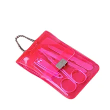 New Style 5pcs/set Nail Care Tools Pedicure Scissor Tweezer Knife Ear Pick Utility Nail Clipper Kit Nail Art Equipment
