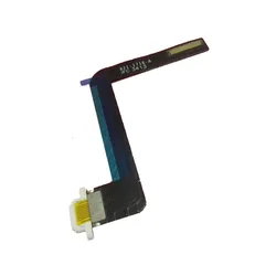 USB Charging Port Dock Connector with Flex Cable (White)