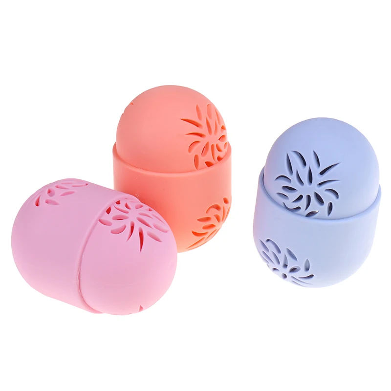 Silicone Breathable Cosmetic Sponge Makeup Sponge Holders Puff Storage Box Drying Case Puff Holder Makeup Accessories