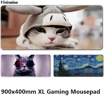 

For Counter-Strike League Of Legends Dota Gaming Mousepad XL 90x40CM 2020 Popular Prints Rubber Computer Keyboard Mouse Pad Mat
