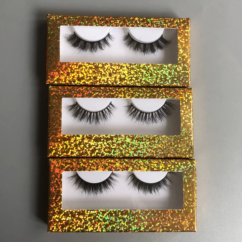 Mikiwi FN Natural Mink Lashes 10-12MM Super Fluffy Short Eyelashes Faux Cils GB Popular Messy Lashes Less Hair Faux Lashes