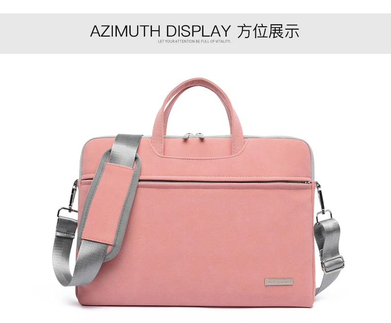 Модная сумка для ноутбука из искусственной кожи 13,3 14 15,6 сумка для Macbook Air 13 Pro 15 16 чехол для женщин и мужчин сумка-мессенджер для компьютера