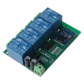 

4CH Bluetooth Relay Switch Module With App Remote Control Mobile Phone Spare Parts For Apple For Android