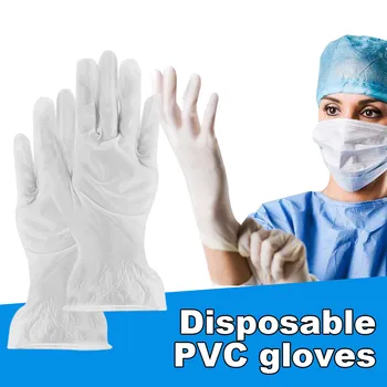 

Guantes Desechables Rubber Comfortable Disposable Mechanic Pvc Gloves Exam Gloves 100pc Jednorazowe Rękawice Sanitarne