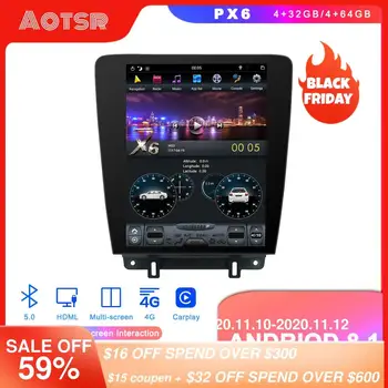 

Android 8.1 Tesla style Car DVD multimedia player GPS navigation for Ford Mustang 2010-2014 car radio cache player headunit Tape