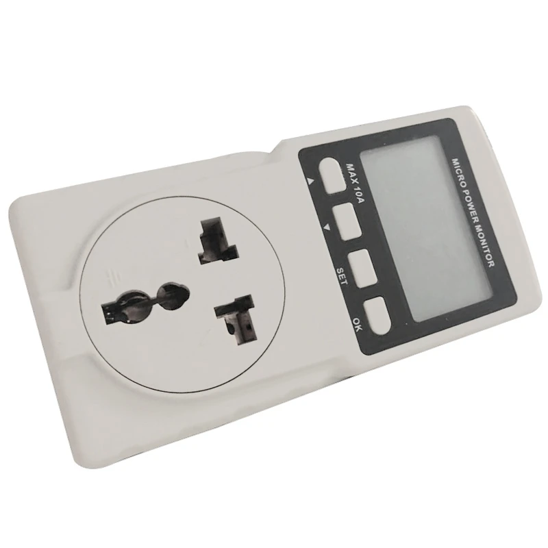 Lcd Micro-Power Meter Analyzer Monitor Digital Power Meter Gm86 Power Meter Power Monitor Measurement Socket, Us Plug