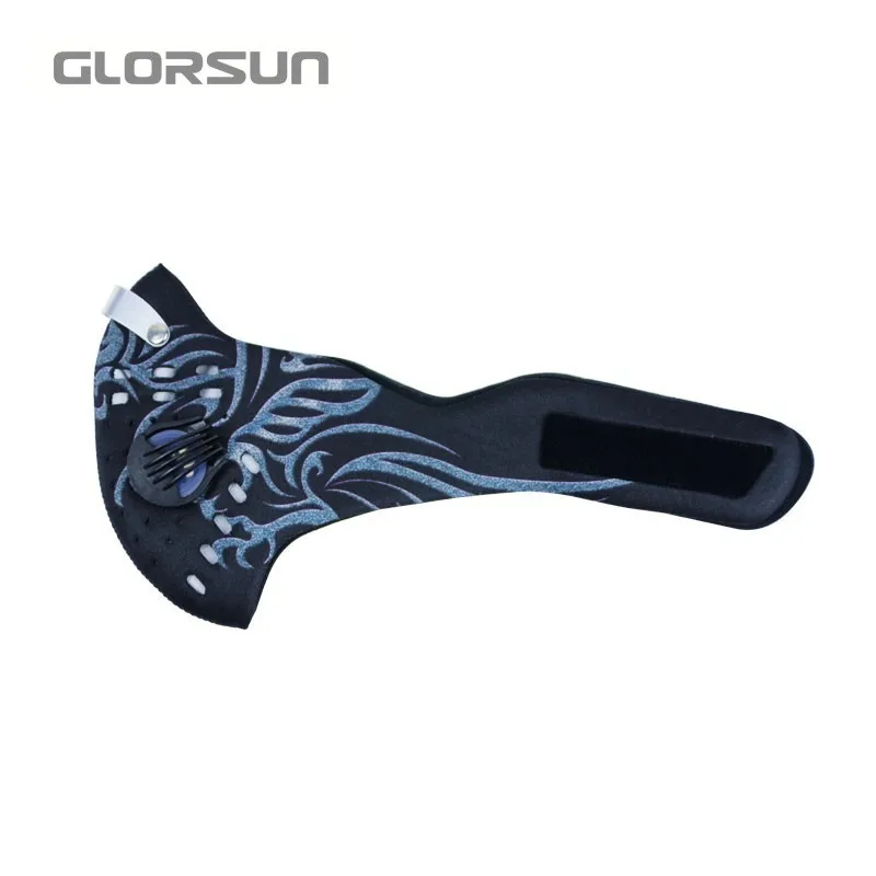 GLORSUN противопылевая велосипедная маска для лица, дышащая Пылезащитная маска для велосипеда, велосипедный респиратор, Спортивная защитная маска для рта - Цвет: 005E040